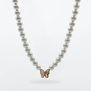 Collier Perle Papillon